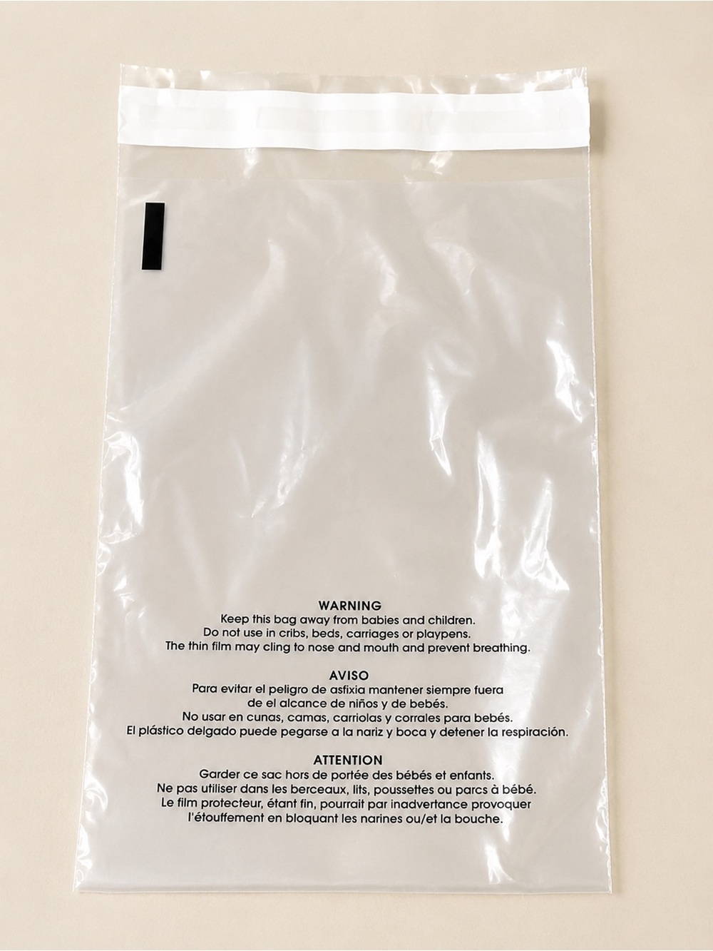 Clear poly bags 8 x 10- 25 bags